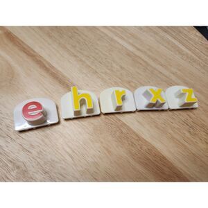 Leap Frog Fridge Phonics Replacement Magnetic lowercase letters 1.5" x 1.25"